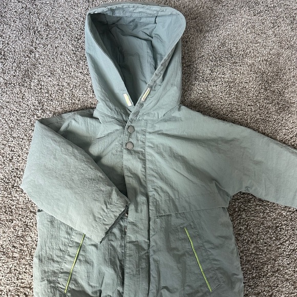 ZARA Light Green 12-18months Polyester Spring / Fall Kids Jacket - Picture 3 of 12